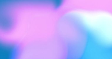 Odak şekillerinin dışında parlayan çok renkli soyut gradyanın animasyonu. Gradyan, renk ve hareket konsepti dijital olarak oluşturulmuş video.