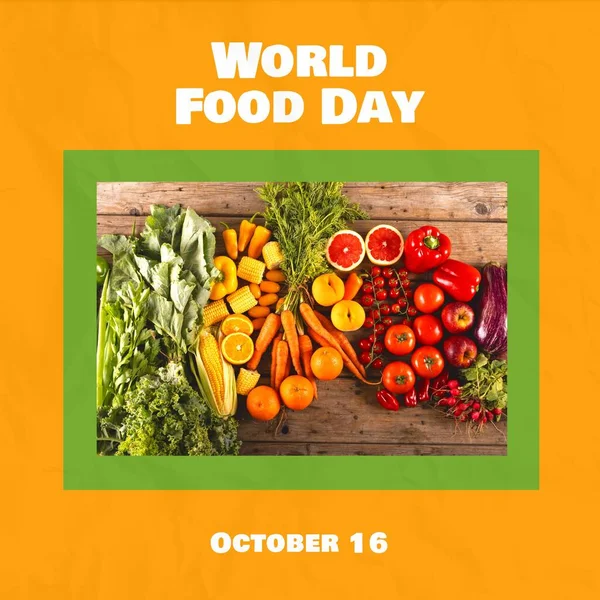 Image World Food Day Photo Vegetables Fruits Food Nutrition Fruits — Photo