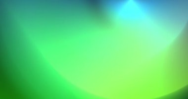 Animation of glowing green gradient abstract out of focus shapes. Gradient, colour and movement concept digitally generated video.