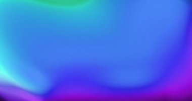 Odak şekillerinin dışında parlayan çok renkli soyut gradyanın animasyonu. Gradyan, renk ve hareket konsepti dijital olarak oluşturulmuş video.