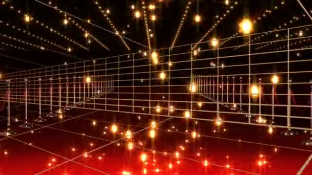 Animation Guitar Strings Red Carpet Music Awards Entertainment Concept Digitally — 图库视频影像