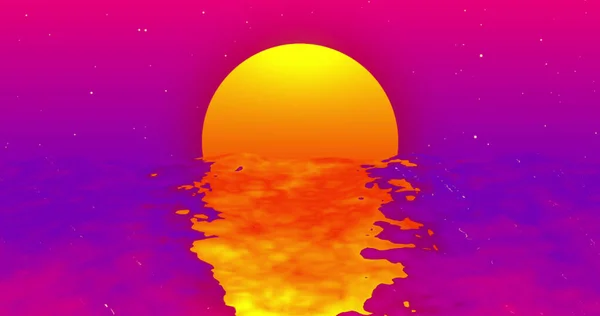 Image Sun Water Pink Background Abstract Background Colour Movement Concept — Stok fotoğraf
