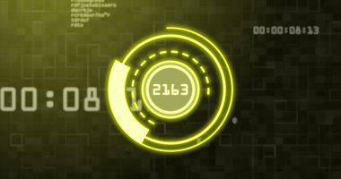 Siyah arkaplan üzerindeki veri işleme alanının görüntüsü. Küresel teknoloji, bilgisayar ve dijital arayüz kavramı dijital olarak oluşturulmuş görüntü.