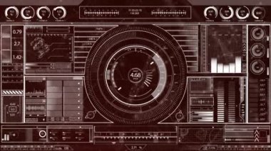 Animation of interface with data processing over network of connections against grey background. Computer interface and business networking technology concept