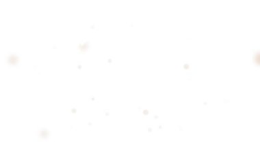 Animation of moving yellow shapes and particles on white background. Communication technology, abstract digital interface background concept digitally generated video.