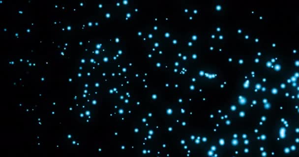 Animation Pitcher Water Aquarius Zodiac Sign Moving Illuminated Blue Lens — Stockvideo