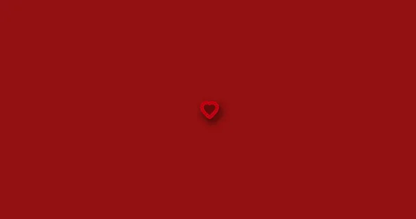 Multiple Red Heart Forming Heart Shape Multiple Pizza Slice Icons —  Fotos de Stock