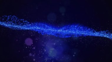 Animation of glowing purple mesh. Pattern colour and movement concept digitally generated video.
