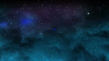 Animation of fight text over stars on black background. Social media and digital interface concept digitally generated video.