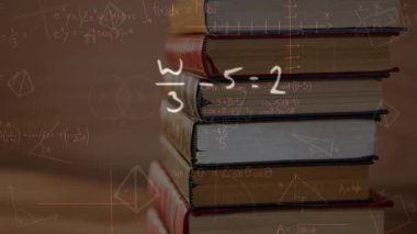 Animation of data processing over woman using laptop. Global business finance and networking concept digitally generated video.