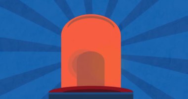 Animation of happy labor day text over lights. labor day and celebration concept digitally generated video.