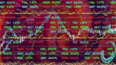 Animation of data processing over server room. Global shipping delivery and connections concept digitally generated video.