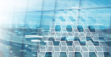 Digitally generated image of pattern and design