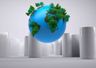 arka plan üzerinde dünya