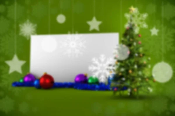 Poster Christmas Decorations — Foto Stock