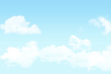 Serene view of sky with white clouds on sunny day