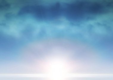 Sea against blue sky during sunny day