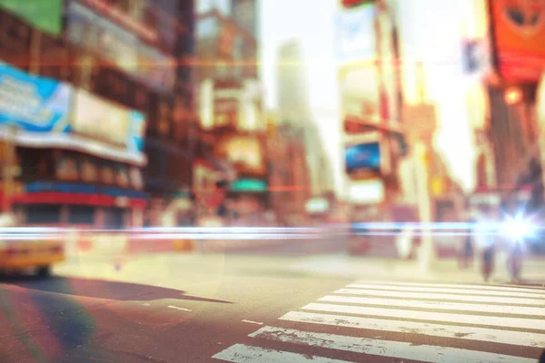 Blurred New York Street — Stockfoto