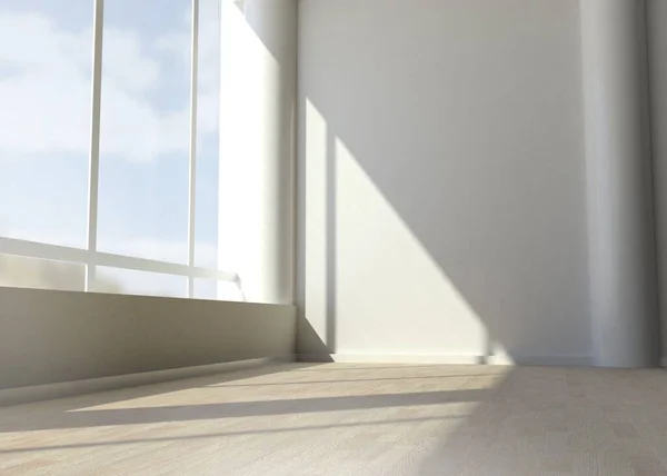 Sunlight Coming Window House — Stok fotoğraf