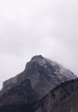 Mountain range in the sky at countryside