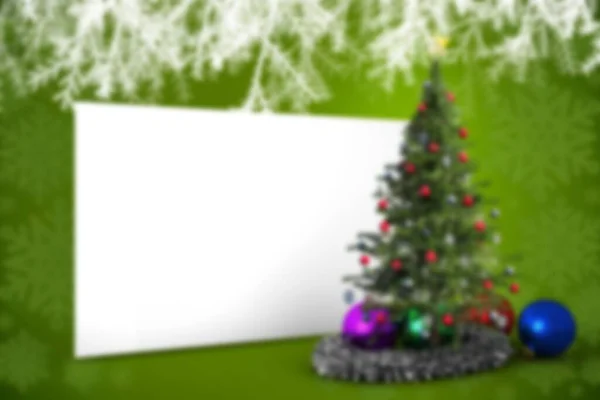 Poster Christmas Decorations — Fotografia de Stock