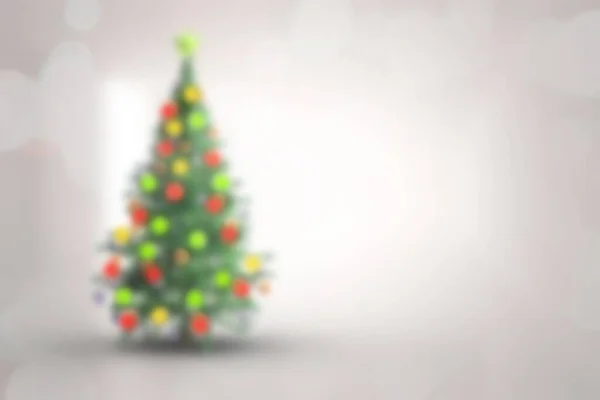 Blurry Christmas Tree Room —  Fotos de Stock