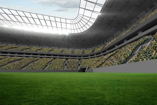 Estadio Fútbol Imagen Generada Digitalmente —  Fotos de Stock