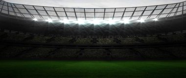 Rugby Stadyumu, dijital olarak üretilen görüntü