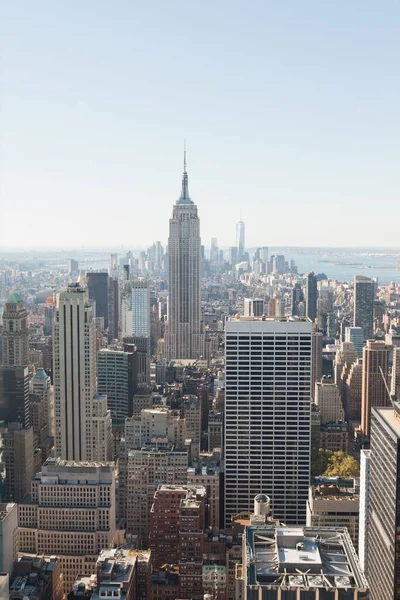 New York Skyline Nappali — Stock Fotó