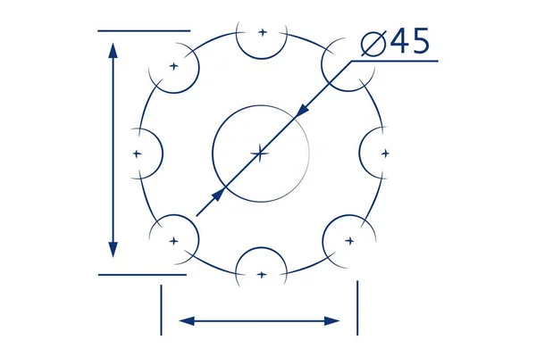 Plano Imagen Generada Digitalmente —  Fotos de Stock