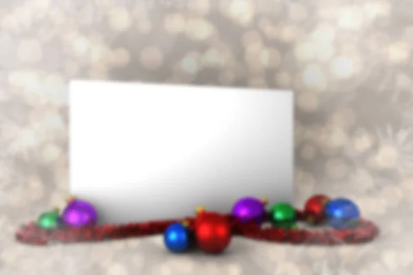 Poster Christmas Decorations — Stock Photo, Image