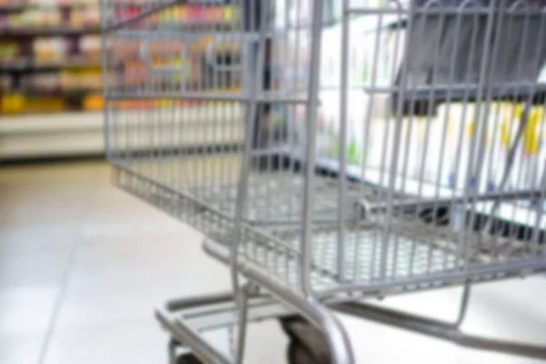 Close Shopping Cart Supermarket —  Fotos de Stock