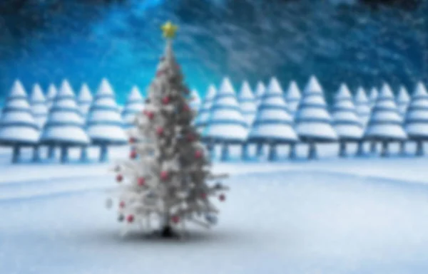 Niewyraźne Boże Narodzenie Scena Zbliżenie — Zdjęcie stockowe