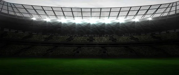 Rugby Stadion Digitalt Genererad Bild — Stockfoto