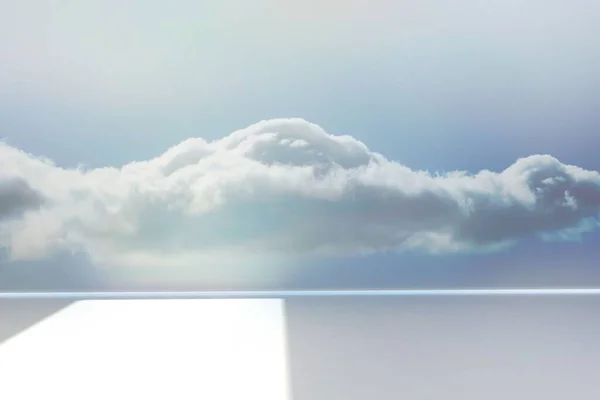 Σύννεφα Ένα Δωμάτιο Ψηφιακά Παραγόμενη Εικόνα — Φωτογραφία Αρχείου