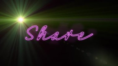 Neon yuvarlak tarayıcının dijital animasyonu siyah arkaplandaki mavi ışık noktasıyla karşılaştırılıyor. Sosyal medya ve iletişim arayüzü kavramı dijital olarak oluşturulmuş video.