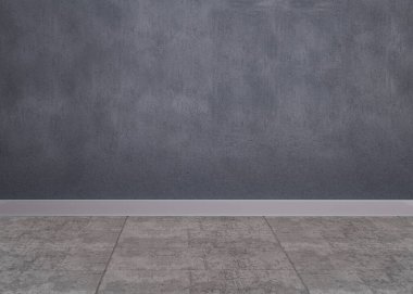 Gri oda, dijital olarak oluşturulmuş görüntü