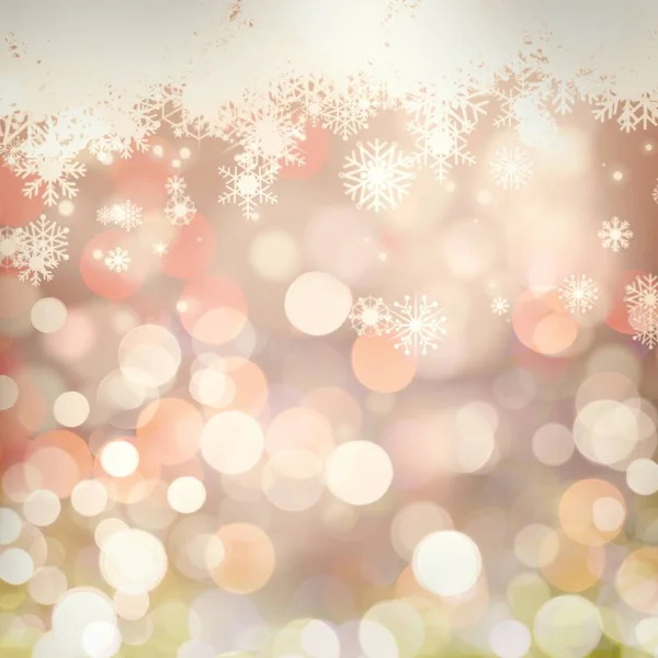 Glühender Weihnachtshintergrund Digital Generiertes Bild — Stockfoto