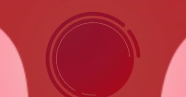 Bahar satışı metninin daireler üzerine animasyonu. Perakende, alışveriş ve dijital arayüz kavramı dijital olarak oluşturuldu.