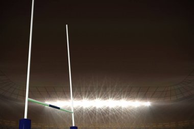 Rugby Stadyumu, dijital olarak üretilen görüntü