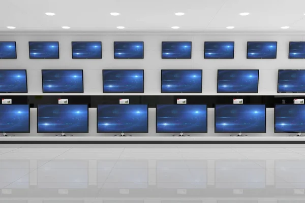 Televisions for sale, digitally generated image