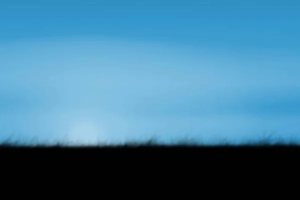 Tranquil Σκηνή Του Τοπίου Σιλουέτα Ενάντια Στον Καθαρό Ουρανό — Φωτογραφία Αρχείου