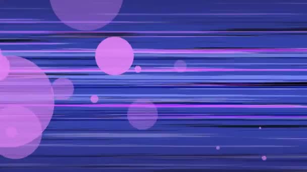 Анімація Рухомих Рожевих Сяючих Фігур Синьому Фоні Рух Світло Форми — стокове відео