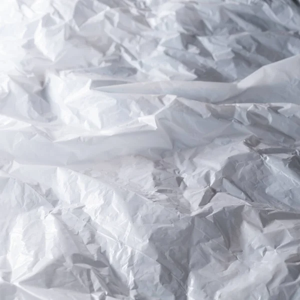 Отражение Света Тени Складках Складках Резинке Белой Ткани Бумаги Пластикового — стоковое фото
