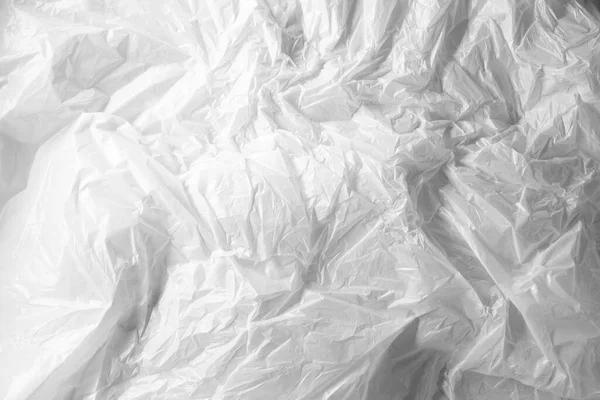 Отражение Света Тени Складках Складках Тонким Белым Листом Ткани Пластика — стоковое фото