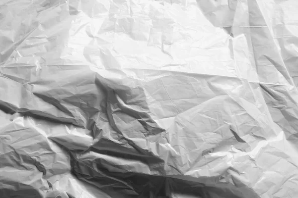 Отражая Свет Тень Складки Складки Резной Белой Восковой Бумаге Монохромный — стоковое фото