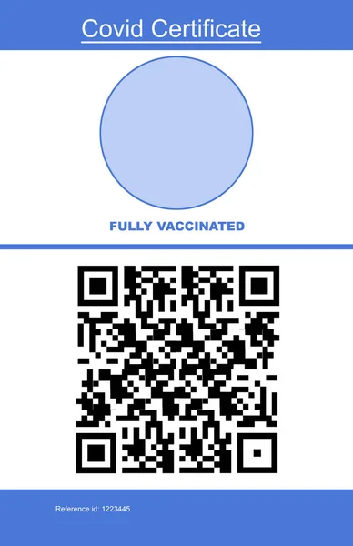 Covid vaccination certificate and qr code on screen. healthcare, lifestyle, travel and technology during covid 19 pandemic digital composite image.