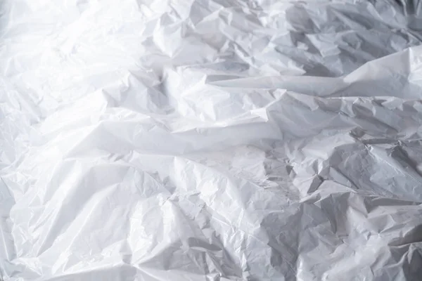 Отражение Света Тени Складках Складках Резинке Белого Листа Ткани Бумаги — стоковое фото