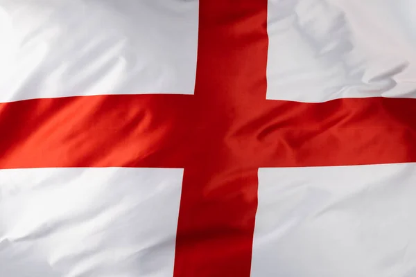 Зображення Зморшкуватого Національного Прапора Англії Національні Прапори Патріотизм Святкова Концепція — стокове фото