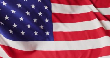 Amerika bayrağının fotokopi uzayı ile canlandırılması. Spor, hareket, eğitim ve aktif yaşam tarzı kavramı.